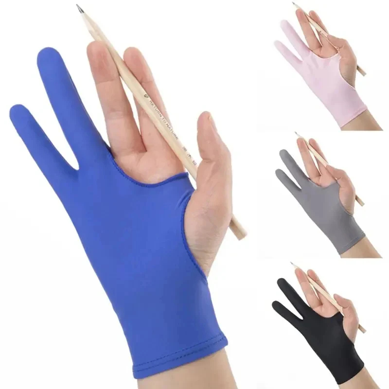 Drawing Glove Artist - 1/3 Stück Stylus-Handschuhe in Schwarz, Blau,