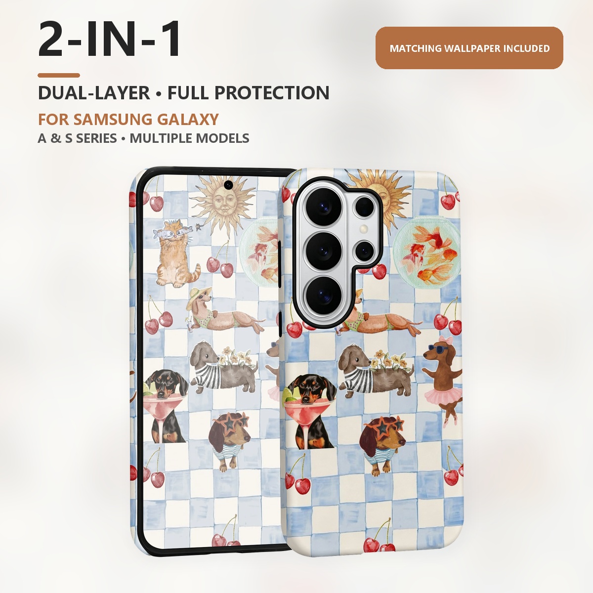 Lustige Hunde Sommer 2-in-1 Du – Samsung Galaxy S24 Bewertung und Preis