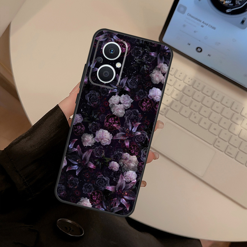 Midnight Floral Hülle für OPPO – Oppo Reno 12 Bewertung und Preis