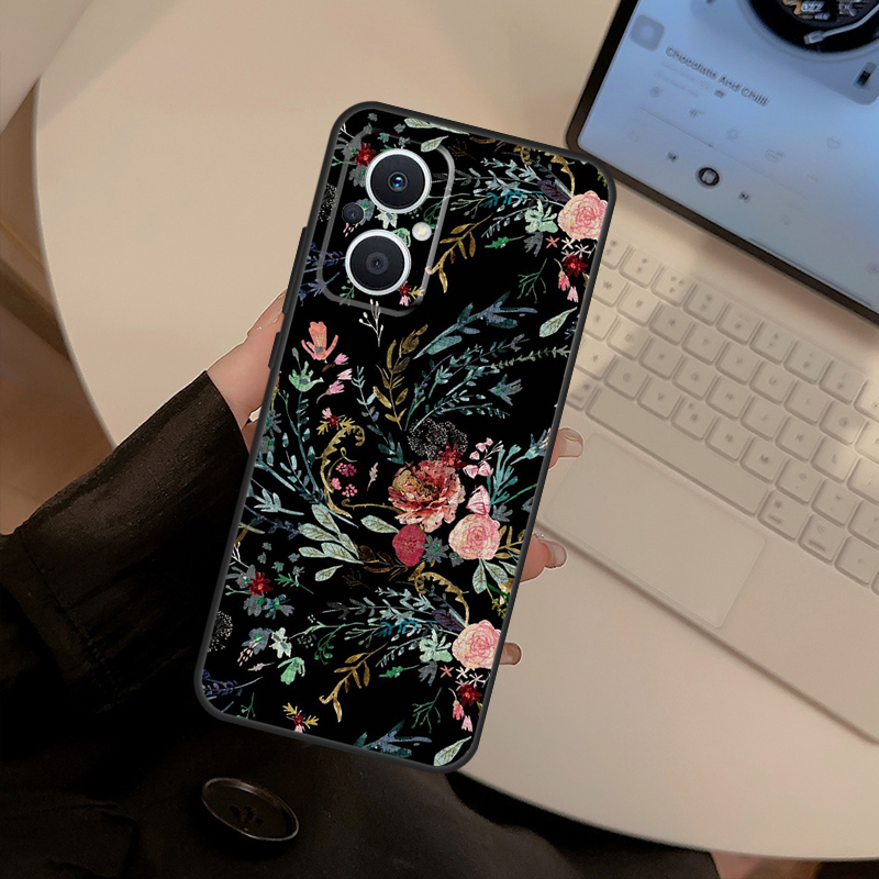 Midnight Floral Hülle für OPPO – Oppo Reno 12 Bewertung und Preis
