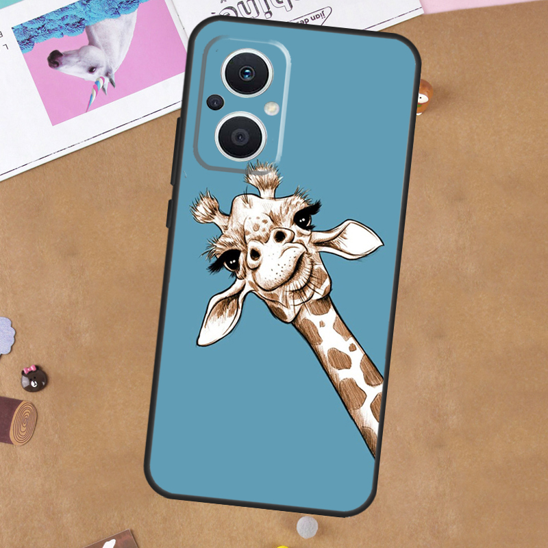 Niedliche Cartoon-Tier-Giraffe – Oppo Reno 12 Bewertung und Preis
