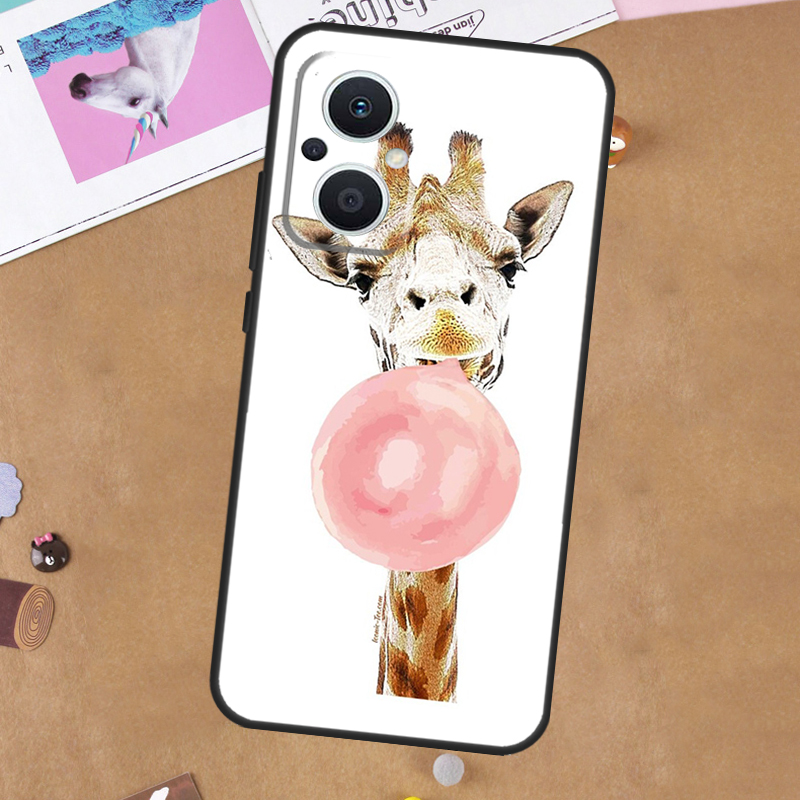 Niedliche Cartoon-Tier-Giraffe – Oppo Reno 12 Bewertung und Preis