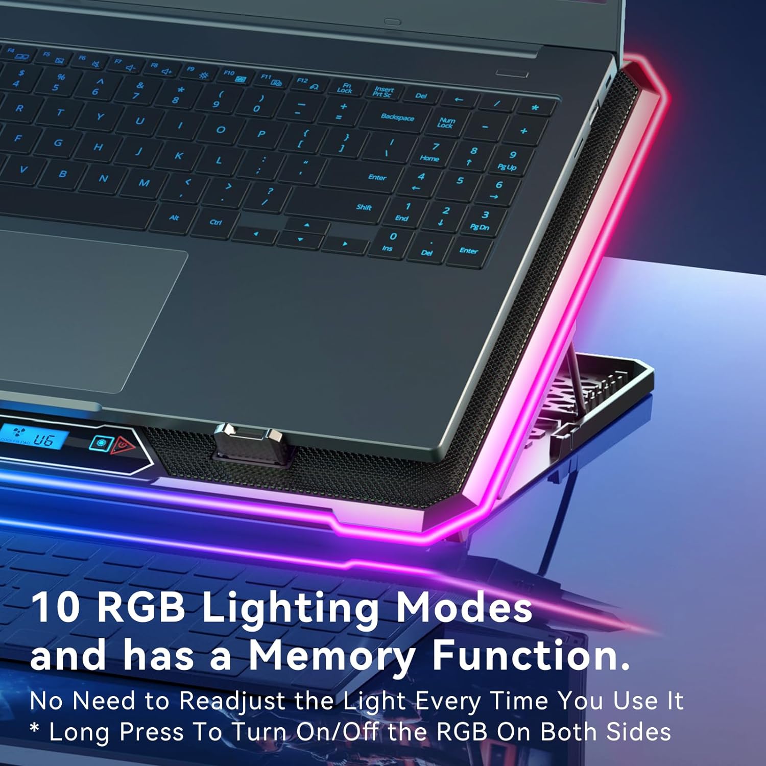 RGB-Laptop-Kühl kissen Gaming- – Cooling Stand Tablet Bewertung und Preis